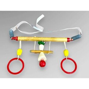 Vintage Wooden Baby Toy 1960s for DECOR ONLY